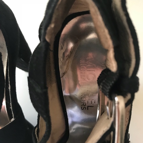 Michael Kors black suede platforms - Picture 8 of 8